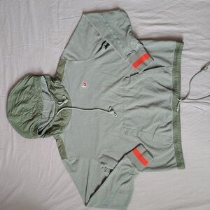 ***dontated*** REI Cragland Hoodie Women's Extra Large Green Hemp Blend Nylon